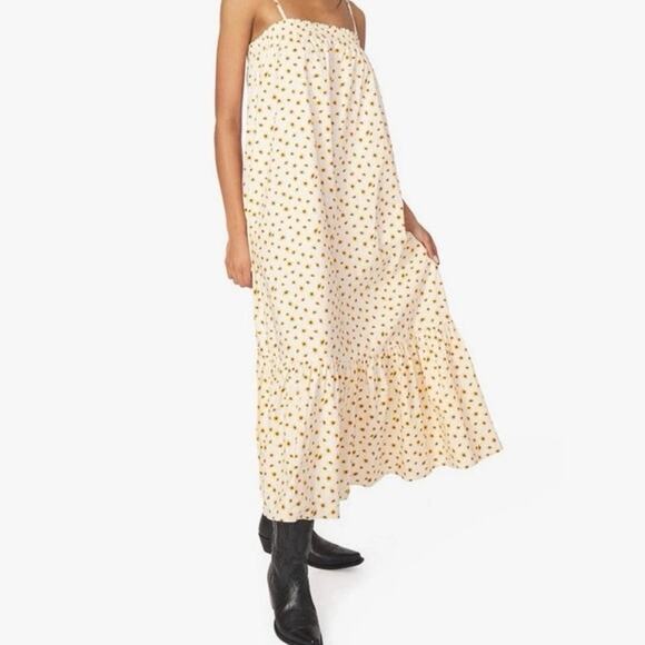 WeWoreWhat Daisy Print Floral Smocked Midi Dress NWT sz XL - Picture 4 of 8